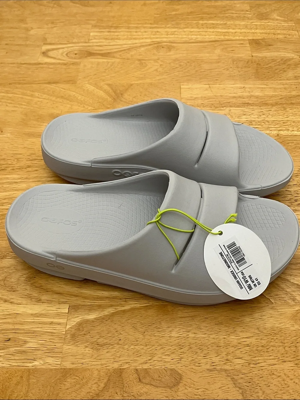 Oofos ooahh unisex slide sandals moonstone men’s size 8/ women’s 10 new
